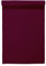 LINUM Uni Dekoratives Tischläufer für Esstisch 45x150 cm, 100% Gerippte Baumwolle, Maschinenwaschbar, Burgunderrot
