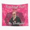 Mr Worldwide Sagt to Live Laugh Love Tapisserie, Pitbull Tapisserie Poster Wandteppich 3D Boutique Art Tapisserie Wandbehang Pop Art Home Dekorationen für Wohnzimmer Schlafzimmer Wohnheim Dekor (152,4
