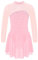 iEFiEL Mädchen Ballettkleid Glitzer Eiskunstlauf Kleid Kinder Swing Schaukel Tanzkleid Ballettanzug Langarm Body Trikot Turnanzug Wx_ Rosa 122-128
