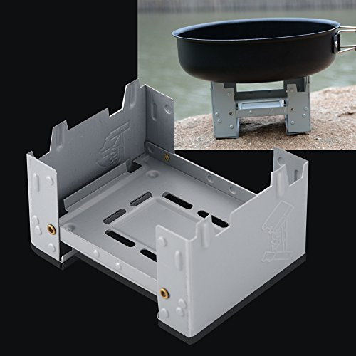 Mini Fornello Ad Alcool, 2 Pezzi 95 X 75mm Mini Fornello Ad Alcool per Zaino In Spalla, Fornello A Spirito Pieghevole Da Campeggio Militare All'aperto Ottimo Per Viaggiare Leggero, Escursionismo