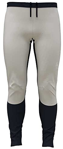 Odlo Herren LANGNES Langlaufhose, Dark Sapphire - White