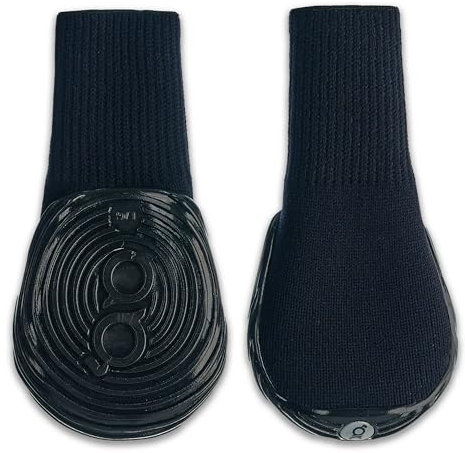 GOO EEZ Ultras Hundestiefel, Schwarz, Größe XXS, 2 Stück