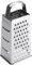 Fiskars Reibe, 4-seitig, Rostfreier Stahl, Höhe: 23 cm, Essential, Silber, 1065589, Transluzent