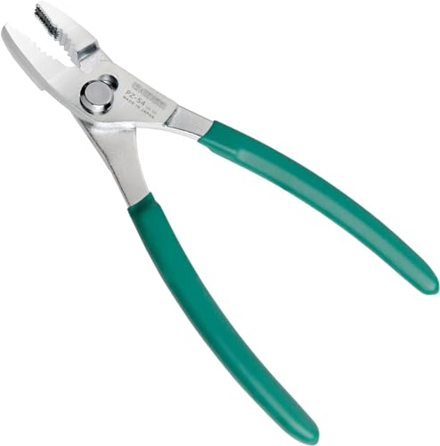 ENGINEER PZ-54 Slip Joint Style Pliers with Non-Slip Screw Removal Jaws
