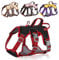 LiebeDD Hundegeschirr für Kleine Mittelgroße Grosse Hunde und Welpen, Anti Zug Geschirr Hund Sicherheitsgeschirr Ausbruchsicher Welpengeschirr No Pull Hundegeschirr Dog Harness, Schwarz, S