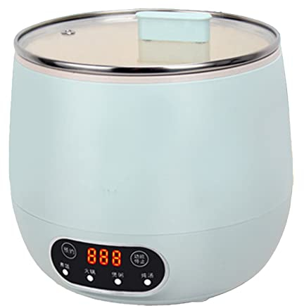 Kitchen Dining Small Appliances, with Non Stick Liner and Transparent Lid - Ideal for 2 People Portable Mini Rice Cooker for 2 People