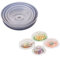 Cubierta Para Microondas y Alimentos, 2 Uds. Plástico Reutilizable, Tapa Transparente Para Placa y Salpicaduras, Platos (17cm)