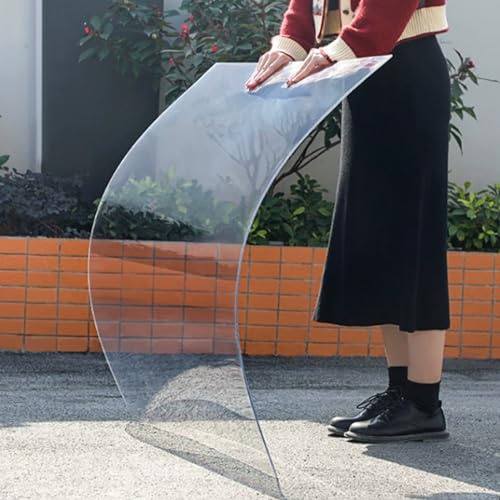Polycarbonate Sheets Clear Acrylic Sheets Plastic Roof Panel,UV Protected Rain Shelters Glass Replacement,for Shed Windows Greenhouse Canopy Carport Picture Frame Painting (60x120cm(23.6x47.2in),3mm)