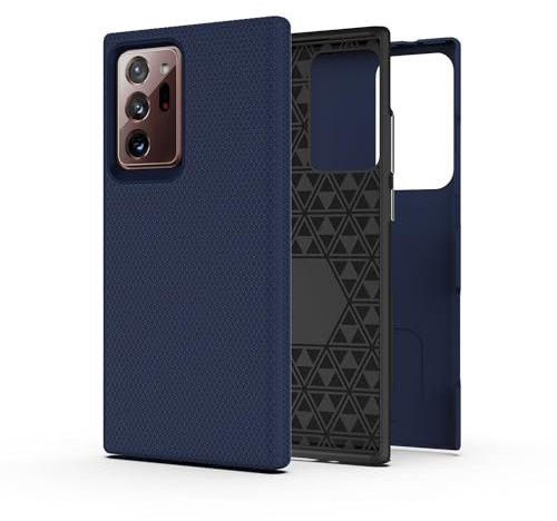 AWZHYDT Designed for Samsung Note 20 Ultra Case, Rugged Shockproof Dual Guard Protection Series Case for Samsung Galaxy Note 20 Ultra-Navy