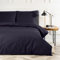 VEL VET HOME VelvetHome Deluxe Bettwäsche 135x200 Baumwolle Bettbezug 135x200 cm mit Kissenbezug 80x80 cm Hohe Qualität Bettwäsche-Set mit Reißverschluss 100% Baumwolle Made in EU Violett 135 x 200