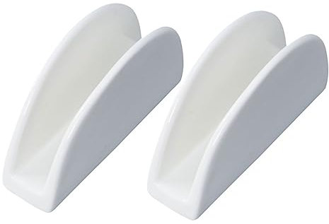 2 pièces porte-serviettes en céramique porte-éponge en porcelaine support de rangement for serviettes porte-mouchoirs décoratif porte-serviettes porte-serviettes décor de cuisine support de rangement
