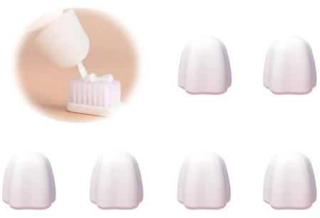 6 Pcs Self-Closing Silicone Toothpaste Caps – Squeeze Dispenser for Easy Use, Ideal for Travel, Home, Hotel, Bedroom, and Bathroom – Durable and Hygienic Design