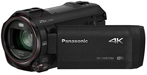 Panasonic HC-VX870EB-K 4K Ultra HD Camcorder - Black (Renewed)