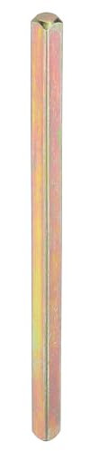 PATIKIL Axe de Bouton de Porte Carré 160x8mm, 1 Pcs Poignée de Porte de Rechange en Acier au Carbone, Barre de Broche, Pièces pour la Plupart des Boutons de Porte de Type Mortaise, Doré