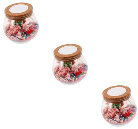 Warmhm 3 Set Unicorn Bottiglia Dei Desideri Estetica Bottiglia Dei Desideri Unicorn Terrario Lampada Unicorn Terrario Luce Notturna Per Fai Da Te Unicorn Terrario Luce Notturna Per La
