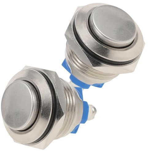 HOMOCONO 2pcs Sturdy Push Button Doorbell Button Replacement for Wireless Doorbells Easy Install