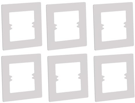 6PCS Light Switch Surround, Light Switch Cover,Light Switch Cover Plates,Electrical Plug Socket Wall Cover Decorate, Electrical Plug Socket Wall Protector Electrical Plug Socket Wall Cover