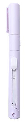 Folding Scissor, Mini Color Folding Scissor Pen Cutter Portable Ceramic Pen Cutter for Paper Work Precision Art Cutter School Supplies(Purple)