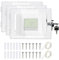 PATIKIL Thermostat Lock Box with Key, 3 Pack Universal Clear Thermostat Cover Guard with Lock Fits Thermostats 5 H x 6 W or Smaller