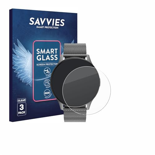 Savvies Schutzglas für Dremac FV21 1.43 | 3 Stück Transparenter Displayschutz Made in Germany Panzer Schutz Glas 9H Schutzfolie HD Klar Blasenfrei Einfache Montage