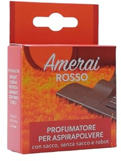 Profumatore per aspirapolvere in granuli amerai rosso, 4pz, art.960 - iGenio