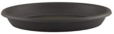 Artevasi Plastique Soucoupe Ronde pour Pot de Fleurs 45cm Couleur Anthracite