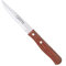 ORYX 5800050 Cuchillo Montana Patatero Hoja Acero Inoxidable 9 cm. Mango Madera (Blister 3 Piezas), Metal