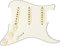 Fender Strat Pickguard, vorverkabelt, Custom Shop Fat 50's SSS, Pergament 11-Loch PG