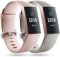 Faliogo 2 Pack Replacement Strap Compatible with Fitbit Charge 3 Strap/Fitbit Charge 4 Strap, Soft Sports Watch Strap Wristbands for Women Men, Small, Sand Pink/Grey