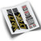 ROCKSHOX Lyrik Select 2021 Gabelaufkleber, zweifarbig, WP369, goldfarben