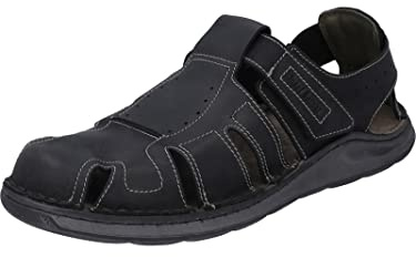 Josef Seibel Herren Kletthalbschuhe Maverick 01,Weite G (Normal),Freizeitschuhe,Klettverschluss,Klettschuhe,Sneaker,schwarz,41 EU