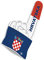 HIGH FIVE FINGERS Kroatien Fahne Weltmeisterschaft Europameisterschaft Flagge Fanartikel | Schaumstoff Hand für Spiele, Stadion, Events | One Size | 44 x 22 x 2,5 cm | Croatia