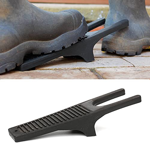 CKB Ltd Cavastivali Levastivali Scarpa Puller Martinetto in plastica Resistente per Stivali e Stivali, estrattore e Raschietto per Fango, Portatile, Resistente alle intemperie, in plastica Nera
