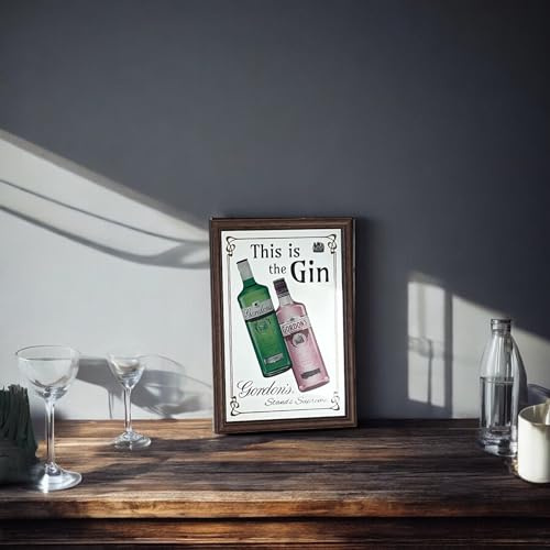 Laurie's Pub and Bar Accessories Gordons Gin Kleiner Spiegel