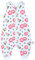 MOEMOE BABY Gigoteuse a Pied été Gigoteuse 0.5 Tog Gigoteuse avec Jambes,Gigoteuse ete Gaze Coton,Gigoteuse sans Manches,Gigoteuse 18-36 Mois,M,Fleur