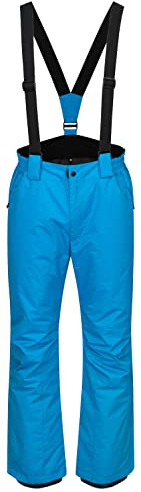 icefeld Herren Winterhose/Skihose/Schneehose PFC frei, blau in Größe XXL