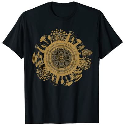 Pilzring, Baumring, Natur, Outdoor Pilze Shrooms T-Shirt