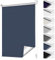 smartdemo Verdunklungsrollo ohne Bohren & mit Bohren, Klemmrollo Fensterrollo Dunkelblau 105x140cm(BxH), Thermorollo Sichtschutz und Sonnenchutz, Klemmrollo rollos für Fenster & Tür