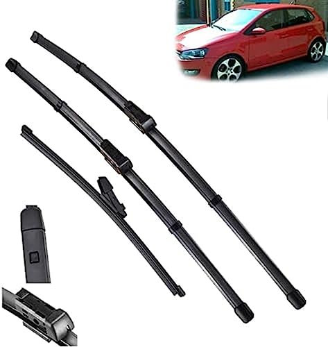 , Für VW, Für Polo 6R Schrägheck 2009-2017 Scheibenwischer LHD Vorne und Hinten Wischerblätter Set Windschutzscheibe Windschutzscheibe Fenster 24+16+11 Scheibenwischer