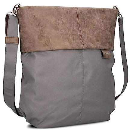 Zwei Damen Umhängetasche Olli OT12 Crossbody-Bag 7 Liter strapazierfähige & wasserabweisende Schultertasche, hochwertige Qualität, Schlüsselring, zusätzlicher Schultergurt, Geheimfach (rock)