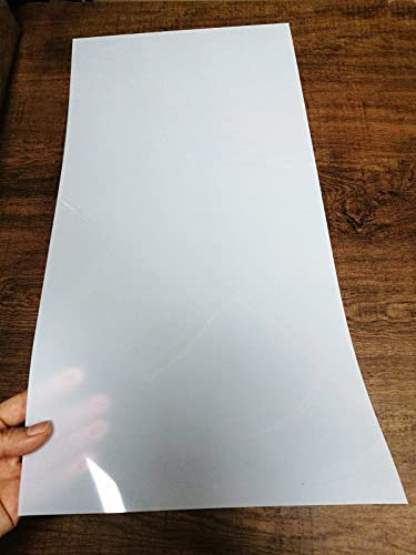 BANLTRE Mylar-Blatt, 30,5 x 61 cm, milchig, durchscheinend, PET-Blanko-Schablone, zum Laserschneiden, Silhouette, Schnittwerkzeug-Vorlagenmaterial (0.25 mm, 8 sheets)