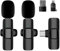 FANKEELY Wireless Lavalier Microphone for iPhone 15 Pro Max iOS & Android, 20m Range, 10-Hour Battery, Noise Cancellation Wireless Microphone for PC, iPhone, Vlog, Livestreaming, Outdoor Scenes