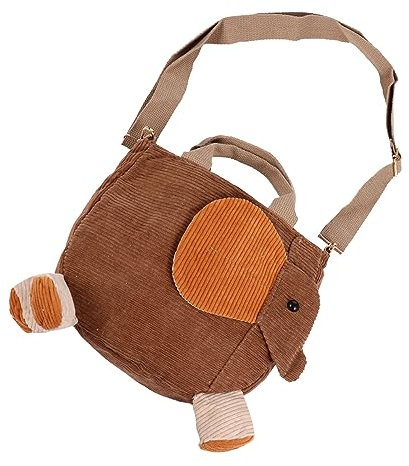 BESTYASH Umhängetasche für Jungen und Mädchen Tragetasche mit Cartoon- Wildlederimitat Bequem