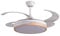 BEL AIR HOME - Ventilador de Techo ROBIN - Motor DC - Aspas Desplegables - Luz Led 36W (3000K, 4000K, 6500K) - Mando a Distancia Incluido (BLANCO) (BLANCO/MADERA)