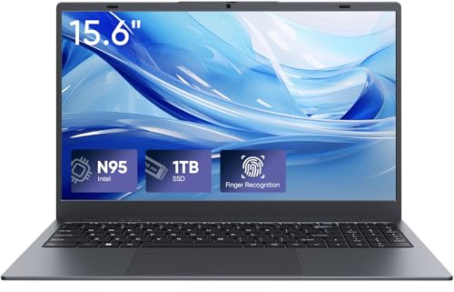 INHONLAP Laptop-Computer, 35,6 cm (14 Zoll) FHD IPS-Display, 8 GB RAM 256 GB SSD, N4000 Prozessor, Ulrta Slim Laptop für Schule, langlebiger Akku, Grau-Schwarz