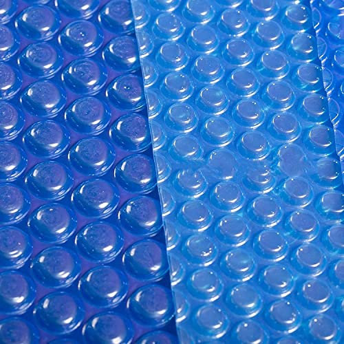 telo solare piscina Copertura Solare For Piscina For Piscine Rettangolari Fuori Terra, Piscine Gonfiabili, Coperta Termica Galleggiante Anti Bolle UV, Telone Pieghevole, Copertura Antipolvere(4m x 7m(
