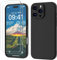 GOODVISH 3 IN 1 for iPhone 16 Pro Case 6.3 inch, Upgraded Camera Protection, 2X HD Screen Protector, Liquid Silicone Anti-Scratch Shockproof Gel Rubber Anti-Fingerprint Phone Case Cover, Black