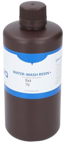 Schnell Aushärtendes, Wasserwaschbares Photopolymer-UV-Harz für 3D-Drucker, 1000 G, Schwarzes, Gießbares LCD-DLP-SLA-Harz Qualität