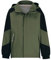 Veste coupe-vent à manches longues pour femme - Veste d'alpinisme imperméable avec poche - Manteaux d'extérieur respirants, Vert, XXL