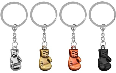 Porte-Clés S De Boxe 4 Pièces, Porte-Clés Créatifs Personnalisés, Porte-Clés en Métal, Porte-Clés Mode, Porte-Clés Cadeaux